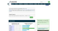 Desktop Screenshot of lottoced.com